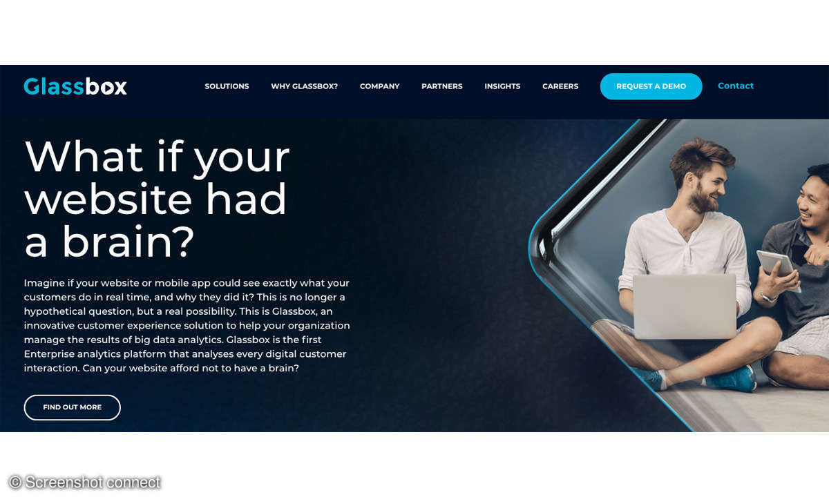 Die Firma Glassbox im Internet