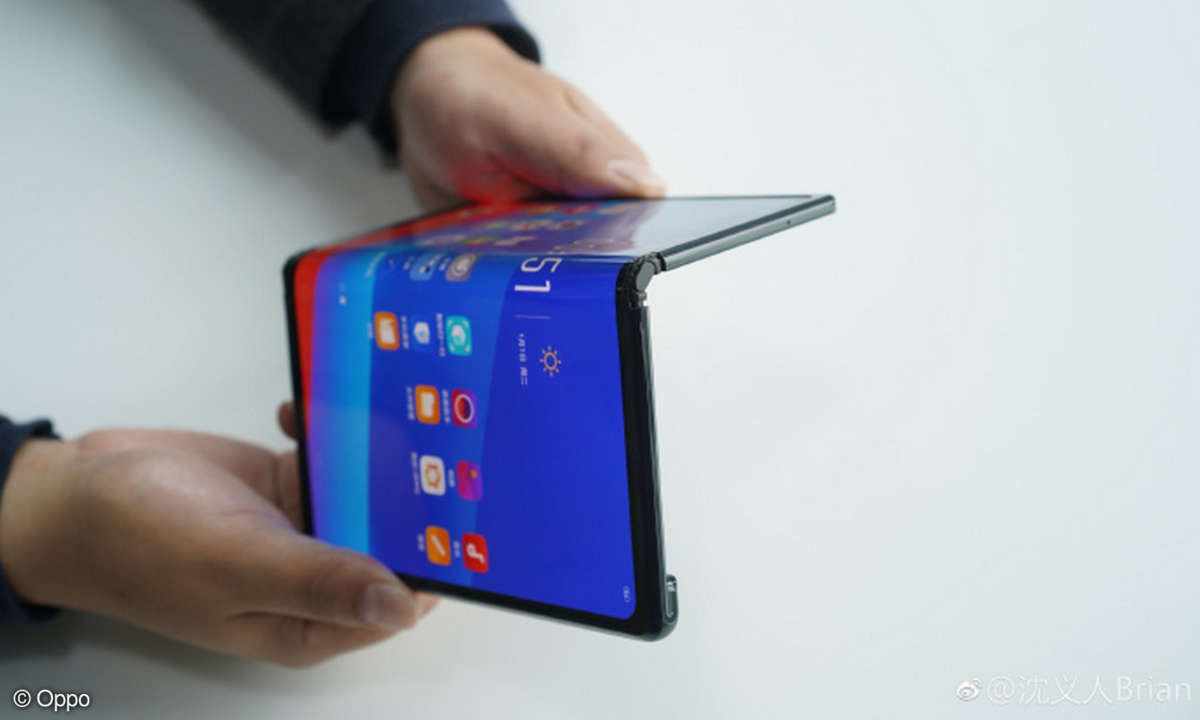oppo falt smartphone prototyp