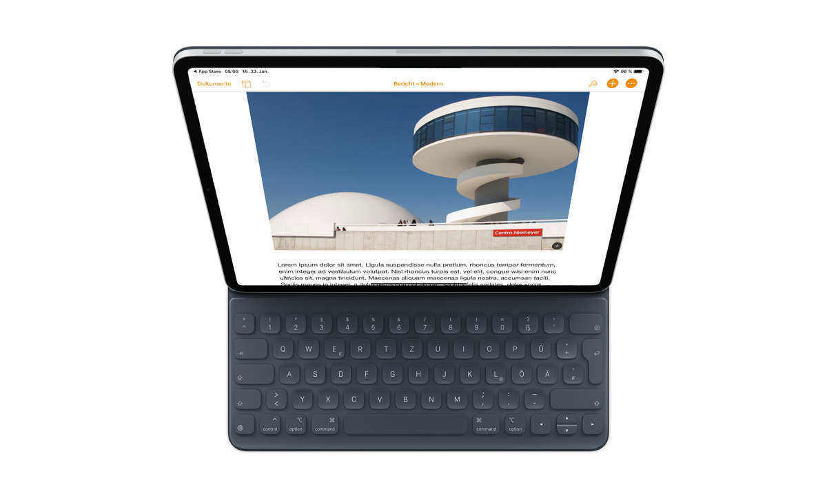 Apple iPad Pro 11 Zoll im Test - Keyboard Folio
