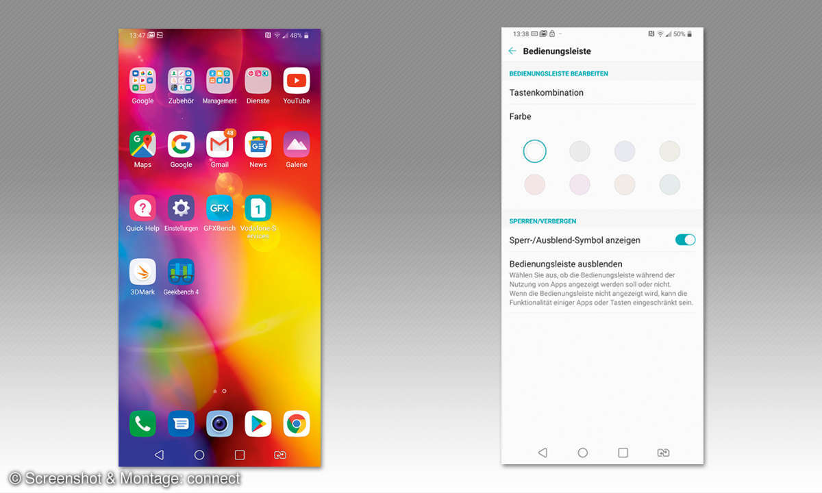 LG V40 ThinQ im Test - Ordner: Viele Extras