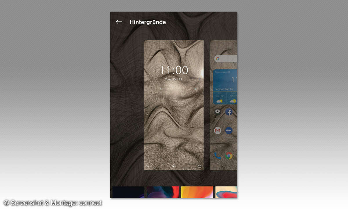 Android personalisieren: Hintergrund