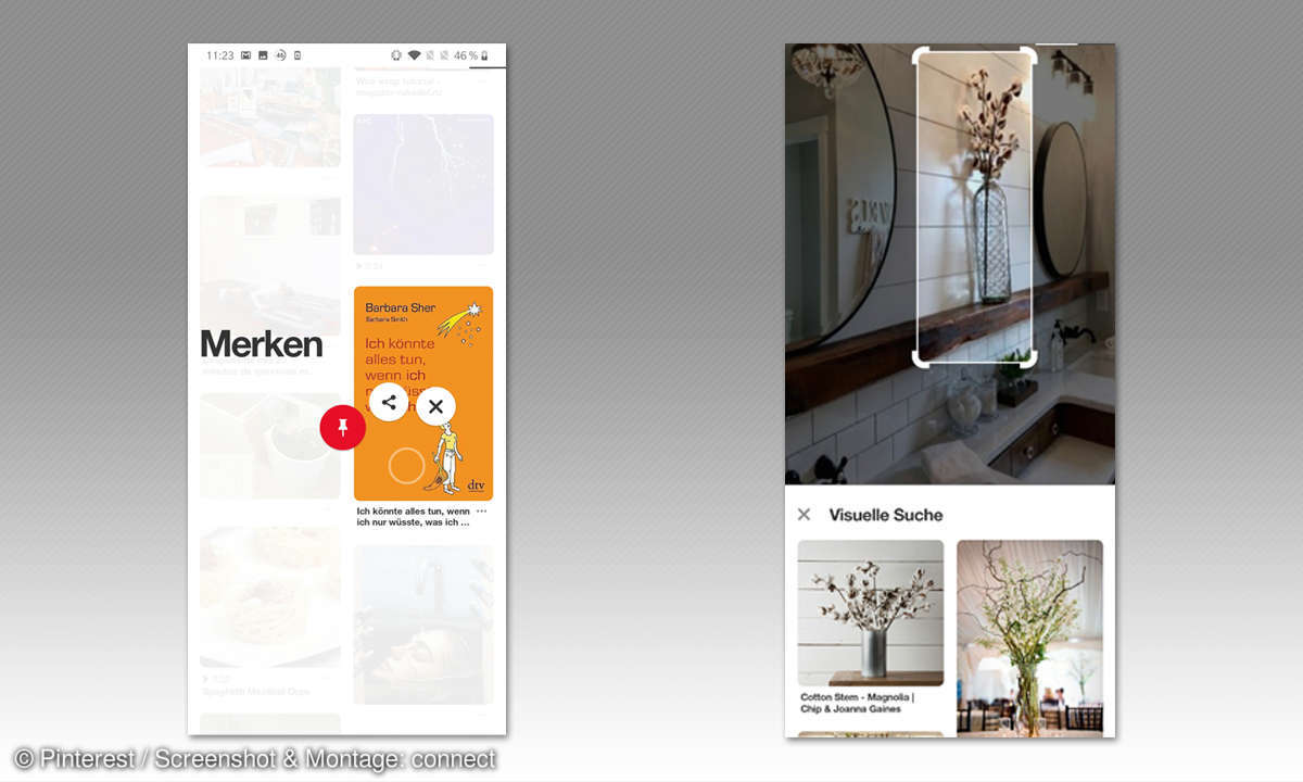 Pinterest - Pinnen und visuelle Suche
