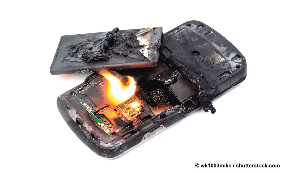 Die 6 schlimmsten Handy-Sünden und so schützen Sie es - Handy verbrennt