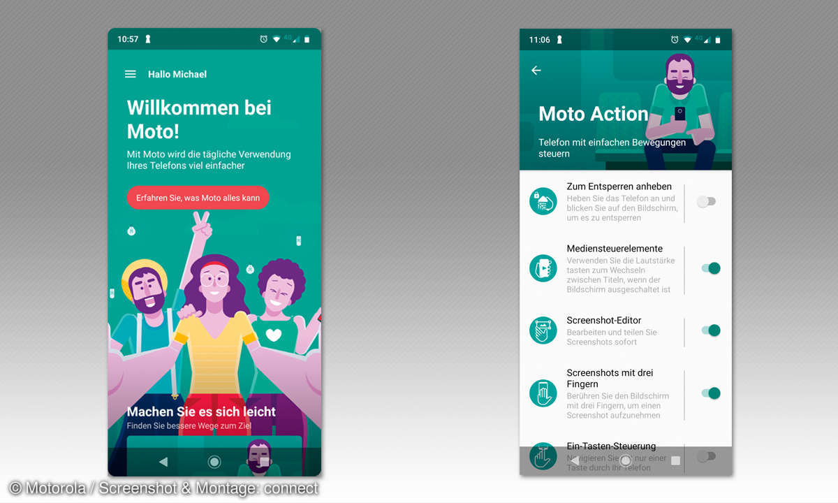 Motorola Moto G7 und G7 Plus im Vergleichs-Test - Screenshots