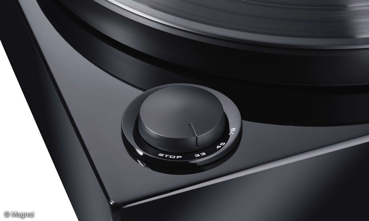 Magnat MTT 990 im Test: Geschwindigkeitsregler