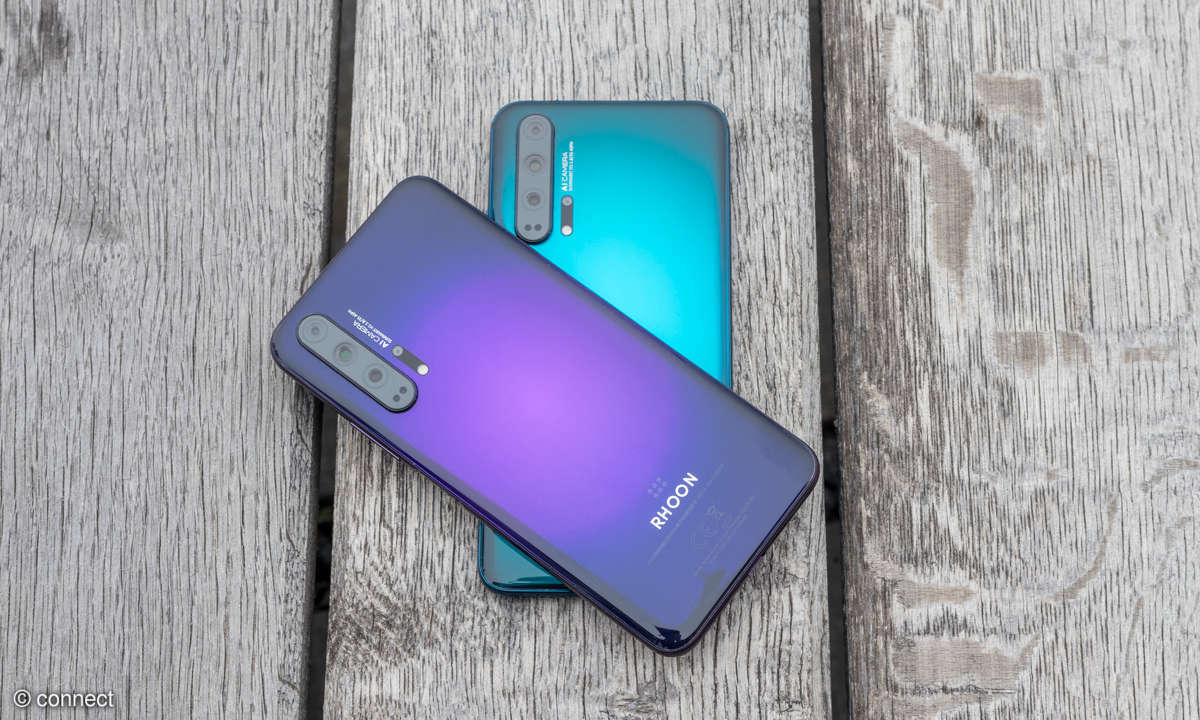 Honor 20 Pro Phantom Blue und Black