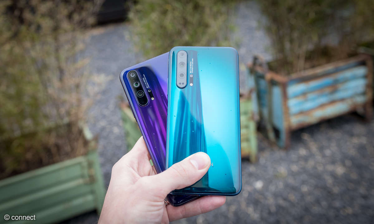 Honor 20 Pro Phantom Blue und Black