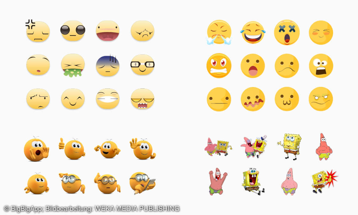 Emoji-Aufkleber für WhatsApp