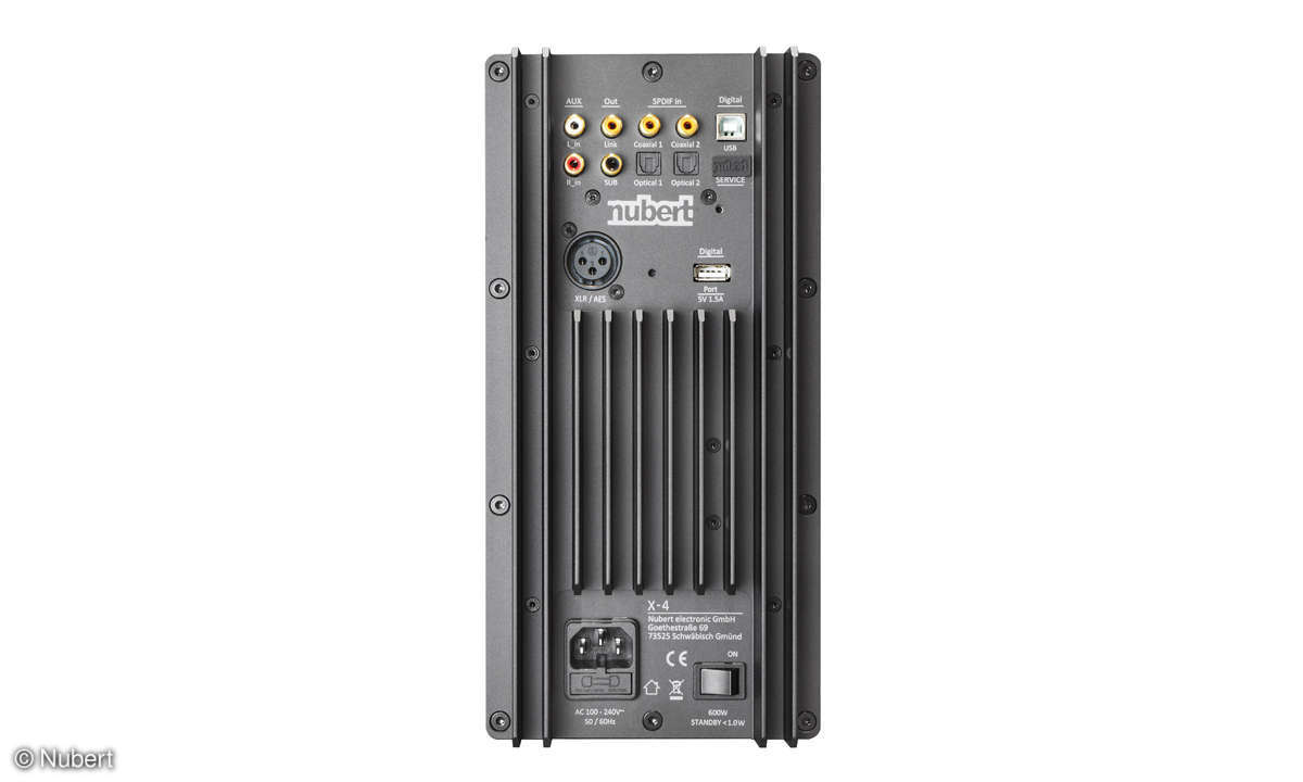 Nubert nuPro X-6000 im Test - Anschlüsse