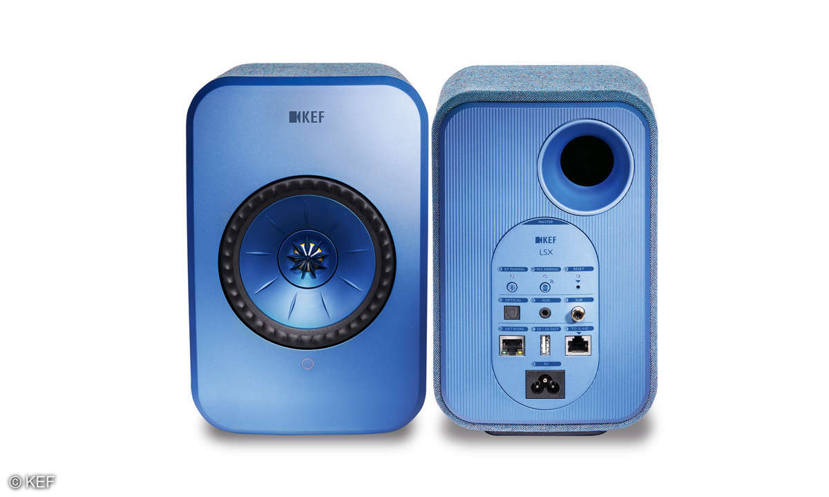 KEF LSX im Test - Rückansicht