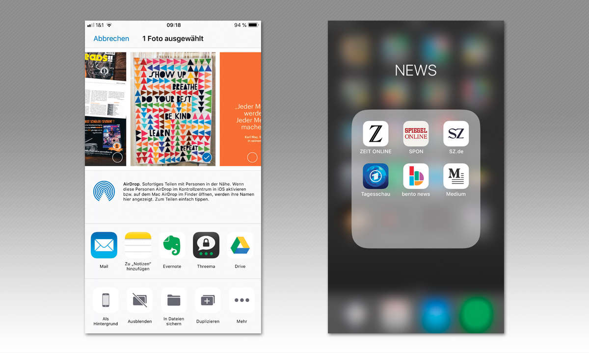 iPhone personalisieren: So geht's - Hintergrund & Ordner