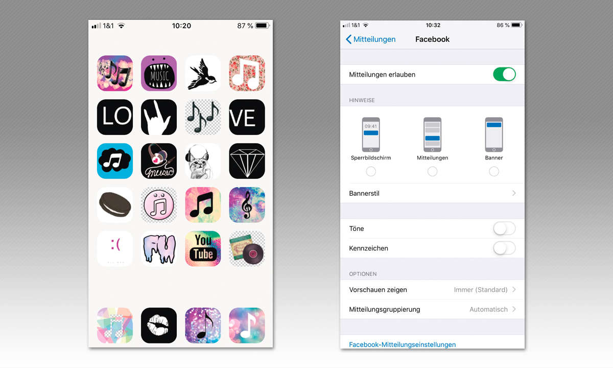 iPhone personalisieren: So geht's - Icons & Benachrichtigung