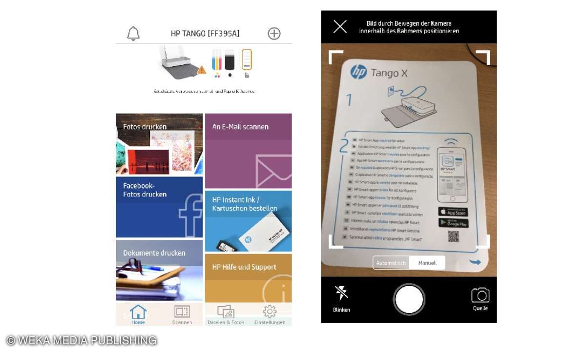 HP Smart App Tango X