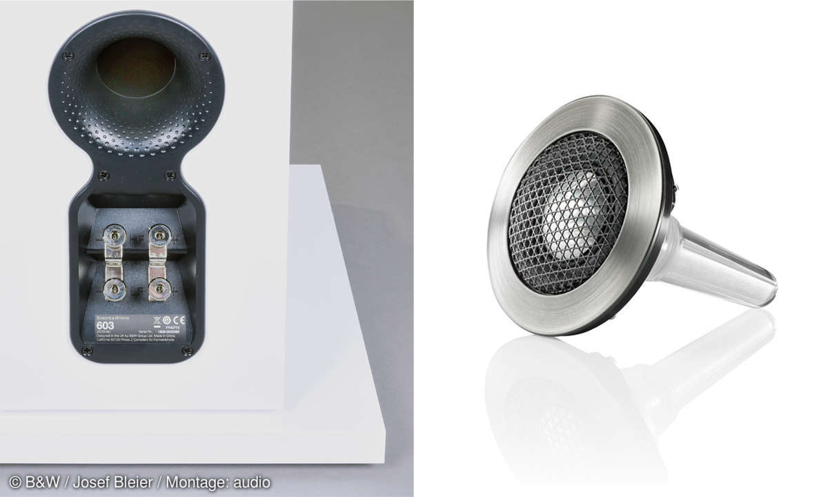Bowers & Wilkins 600er Surround-Set im Test - Flowport & Tweeter