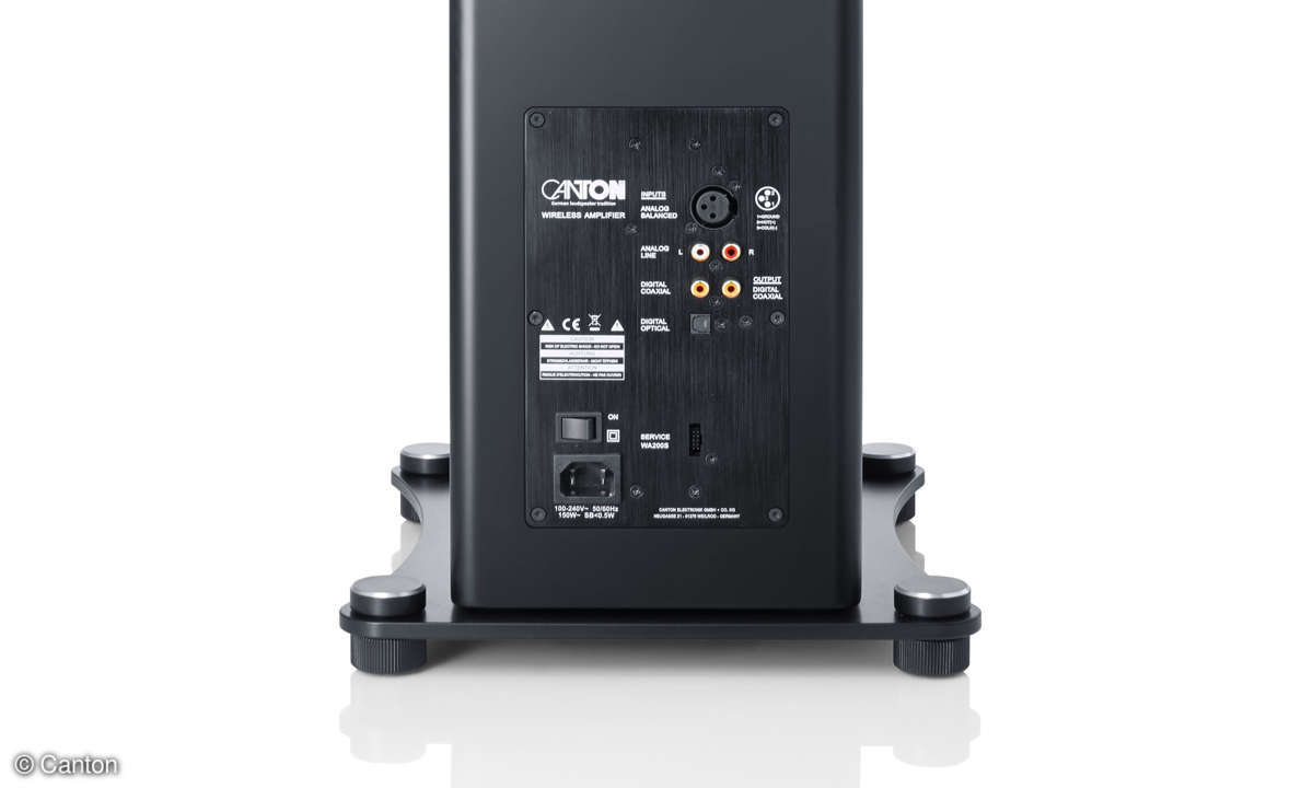 Canton A25 Smart im Test - Anschlüsse