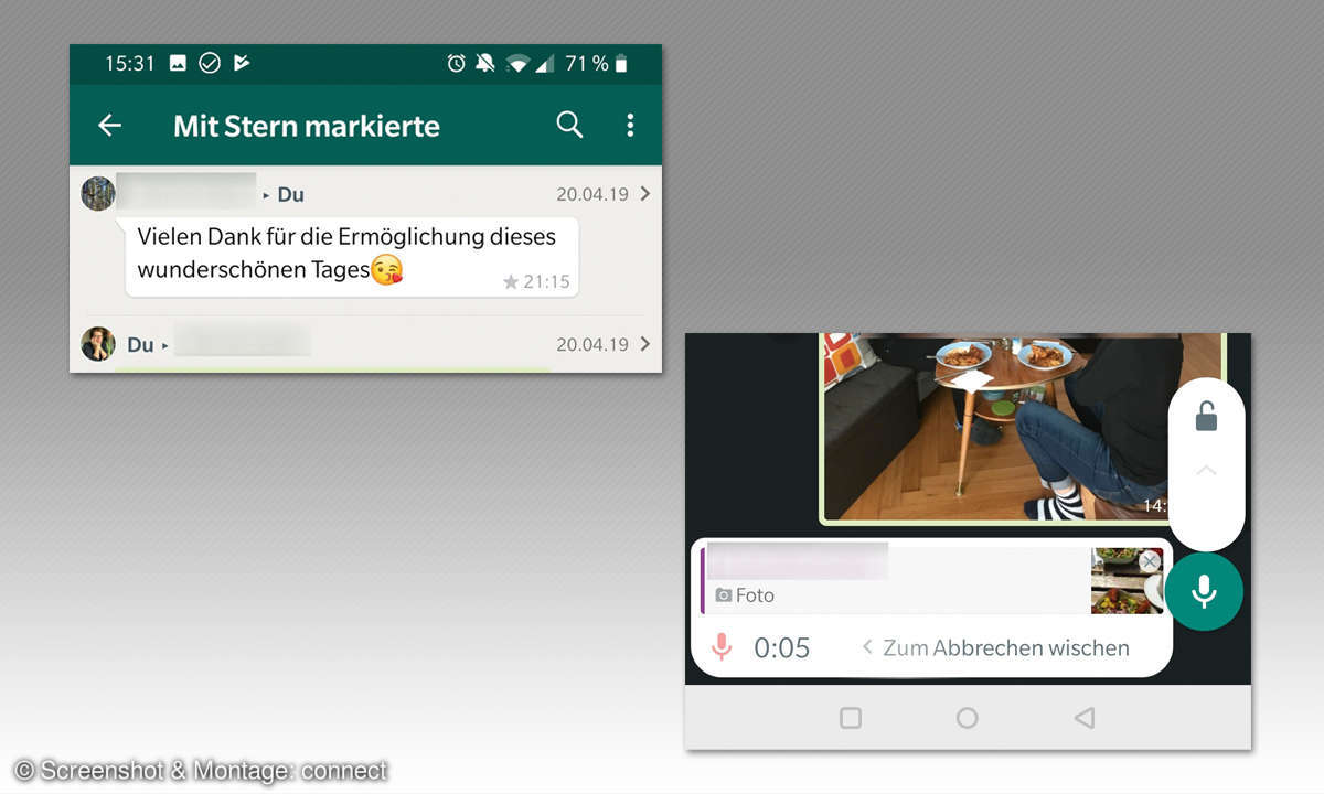 WhatsApp Tuning: Favoriten festhalten & Sprachnachricht ohne Drücken