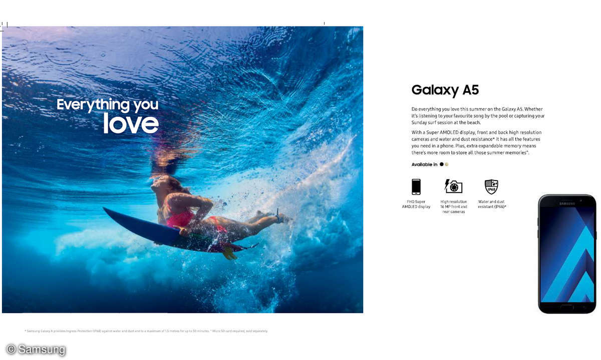 So hat Samsung in Australien für seine Smartphones geworben