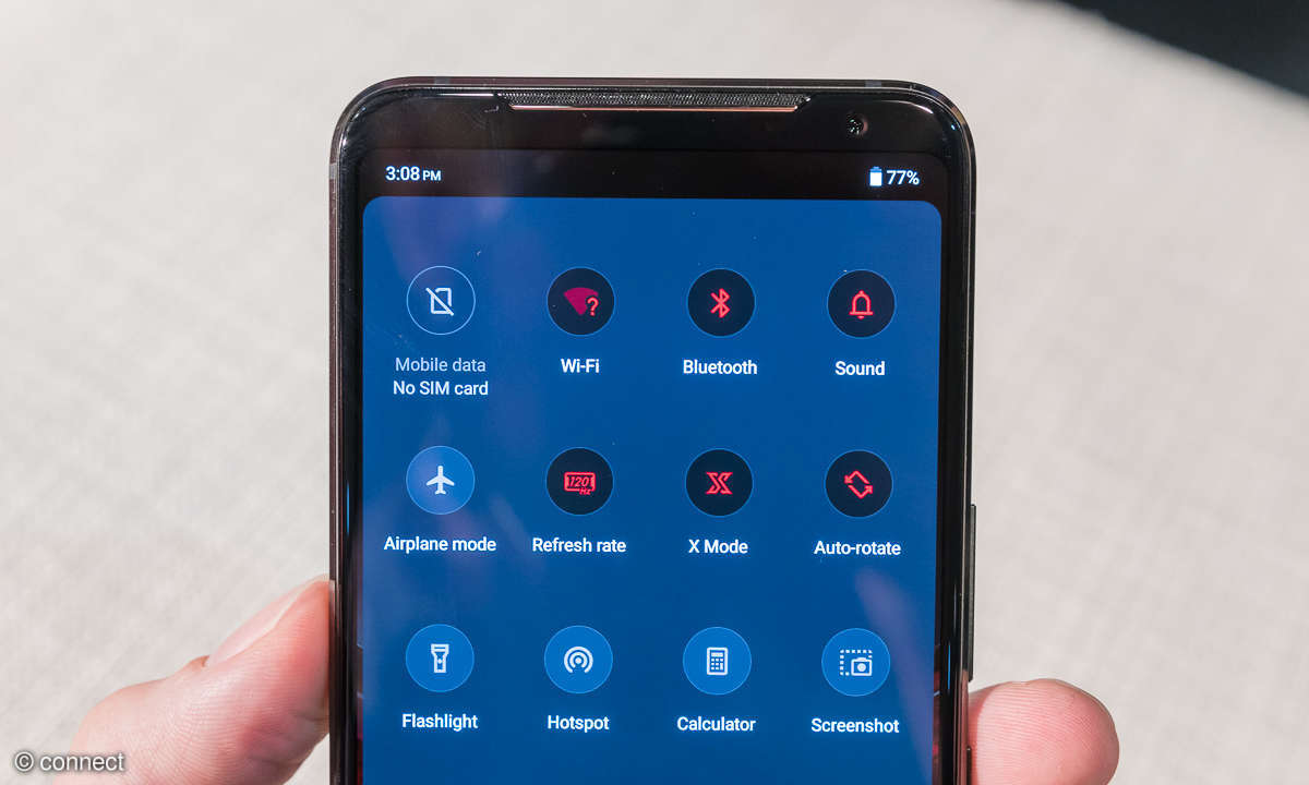 Asus ROG Phone 2 Schnellzugriff