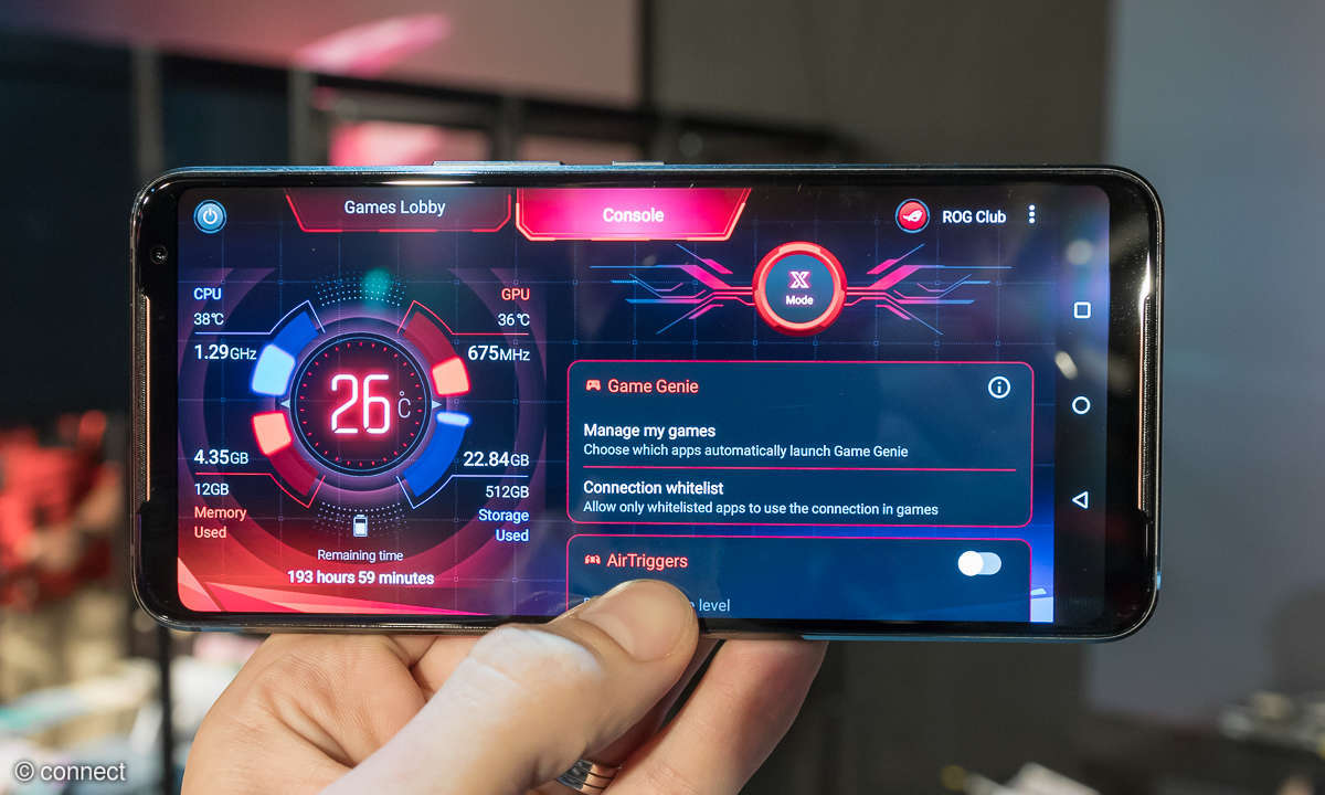 Asus ROG Phone 2 Konsole