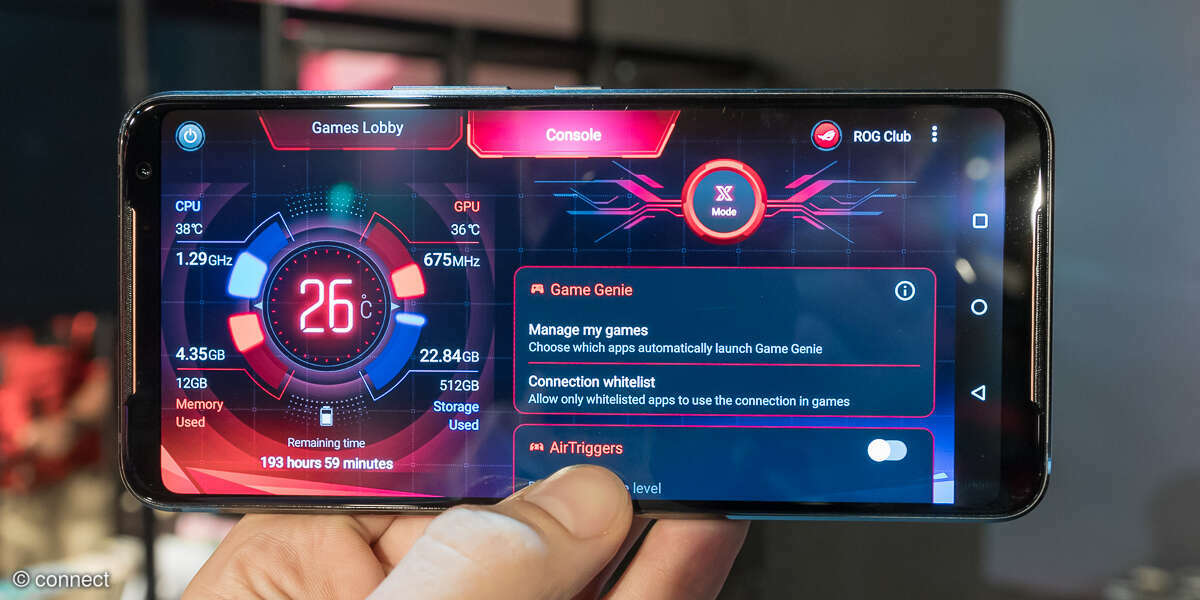 Asus ROG Phone 2 Konsole