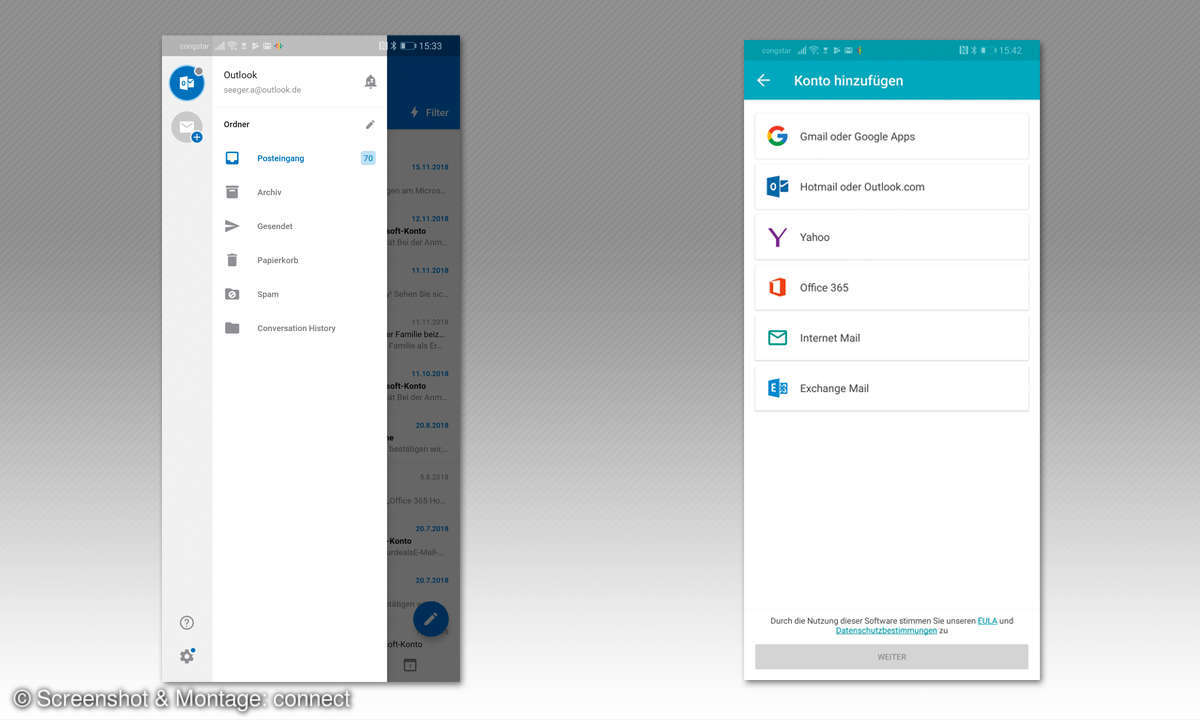 Alternativen zu Google-Diensten und -Apps - E-Mail Anbieter