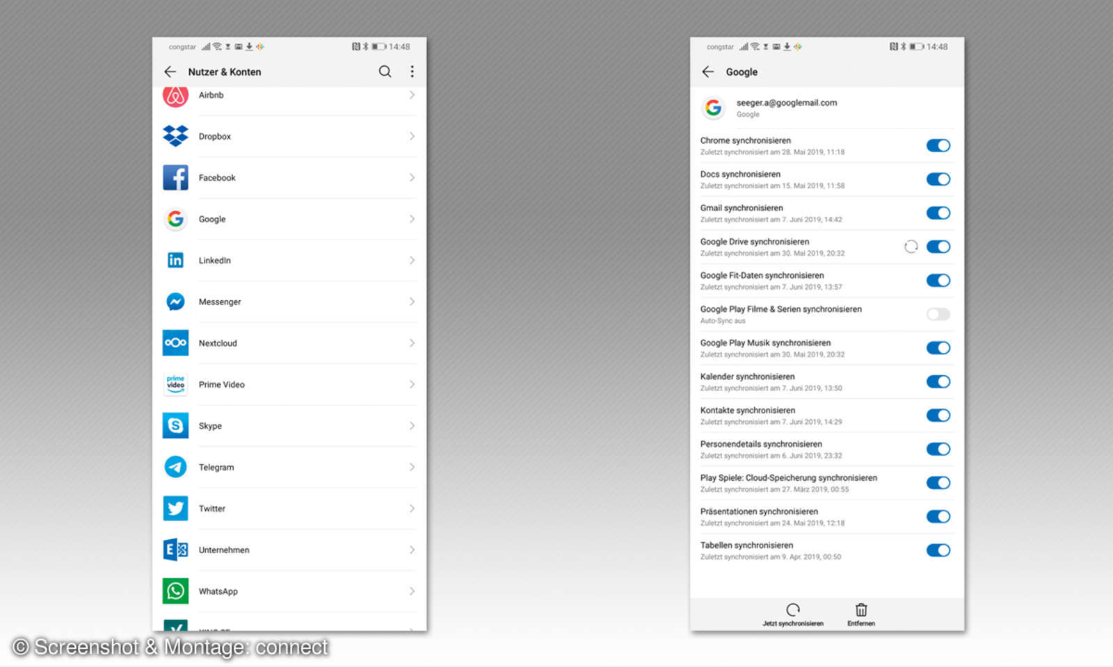 Android ohne Google GoogleDienste einschränken connect
