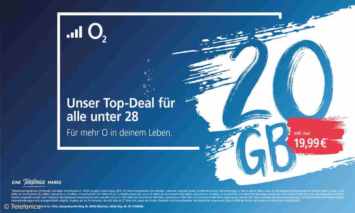 O2 Junge Leute: Tarife jetzt mit 15 statt 5 Euro Rabatt – O2 Free M Boost  für 19,99 Euro - connect