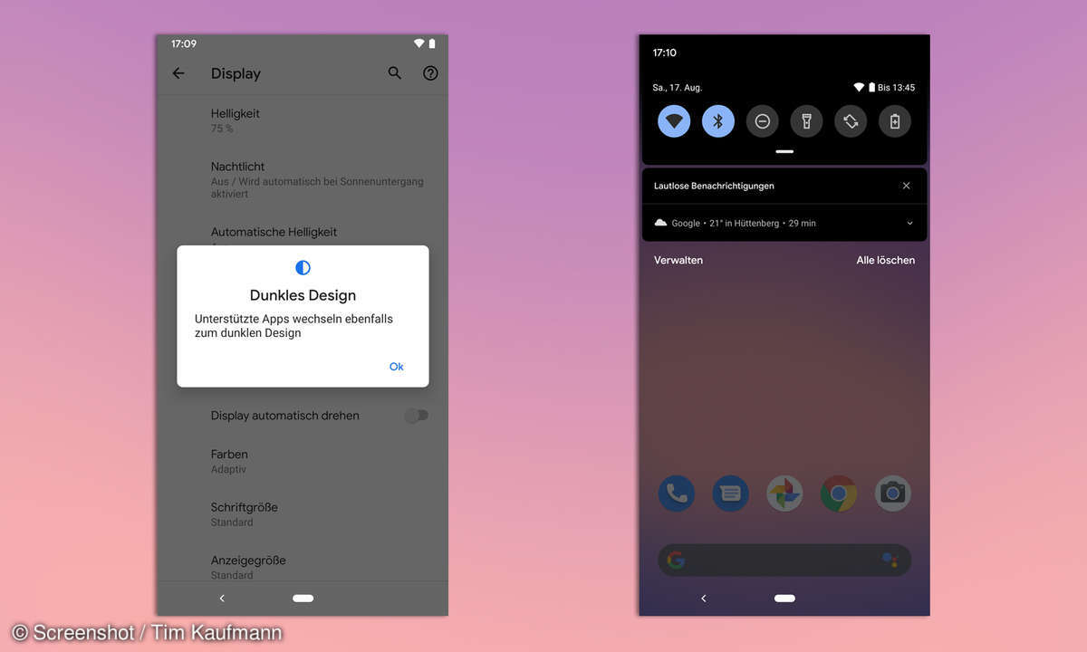 Android 10 Dark Mode