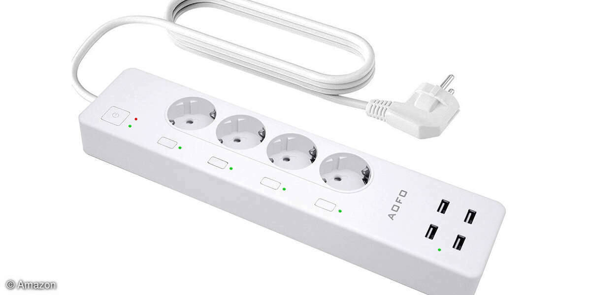 Aofo smarte Steckdosenleiste mit Schalter