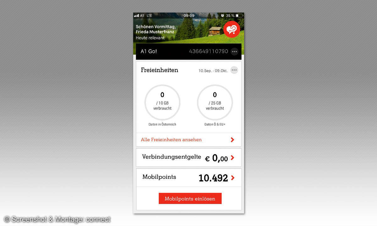 Service-App-Test 2019: Österreich - A1 Telekom
