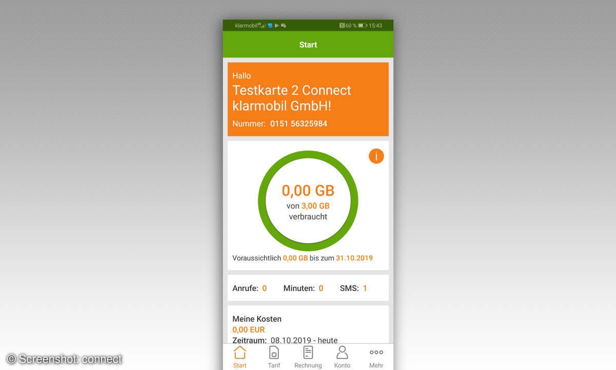Screen: Klarmobil