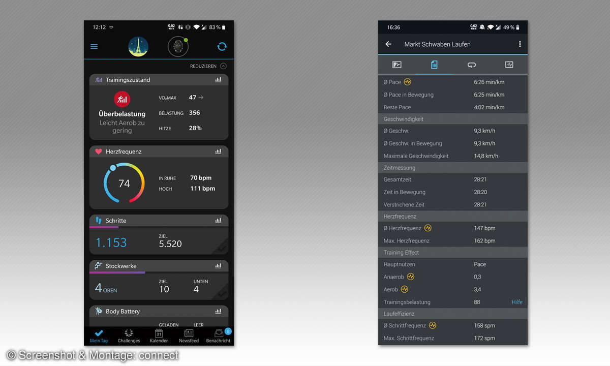 Garmin Marq Athlete im Test - Screenshots