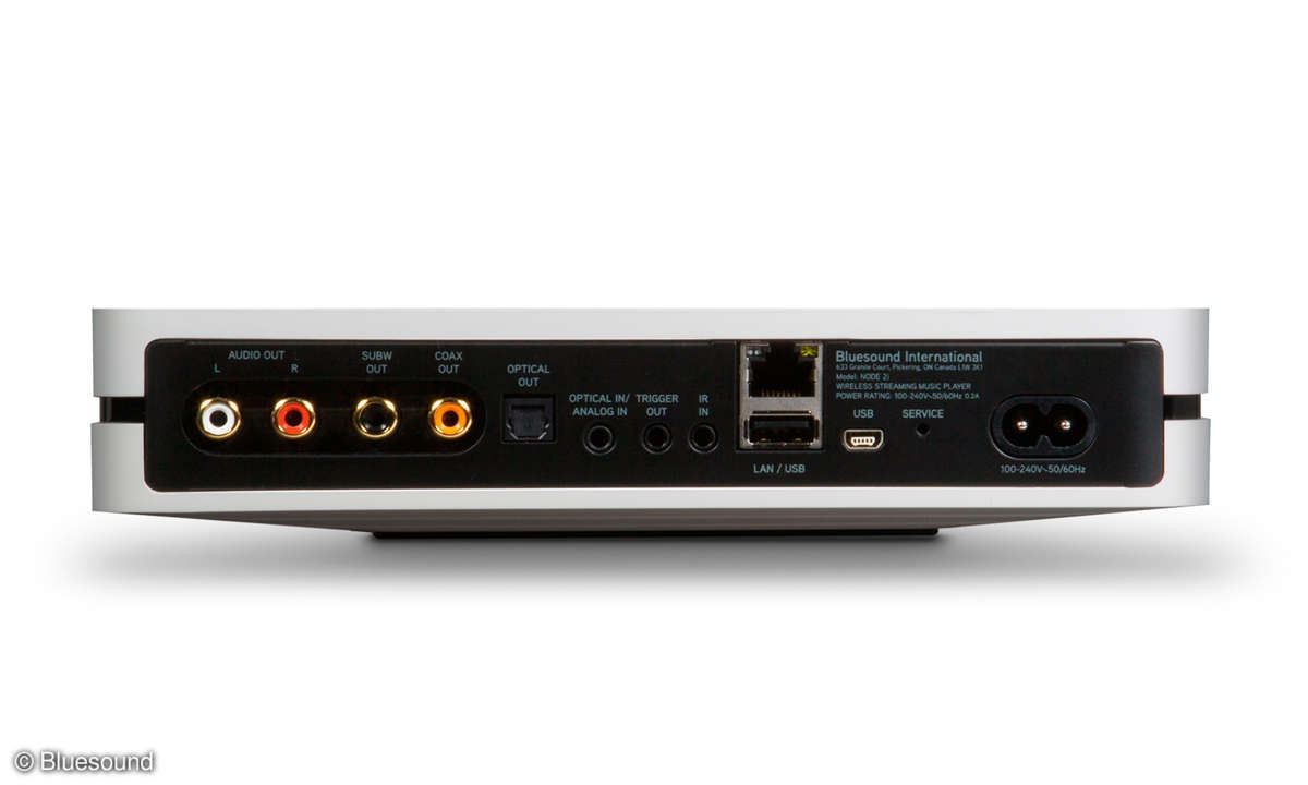 Bluesound Vault 2i & Node 2i im Test - Anschlüsse