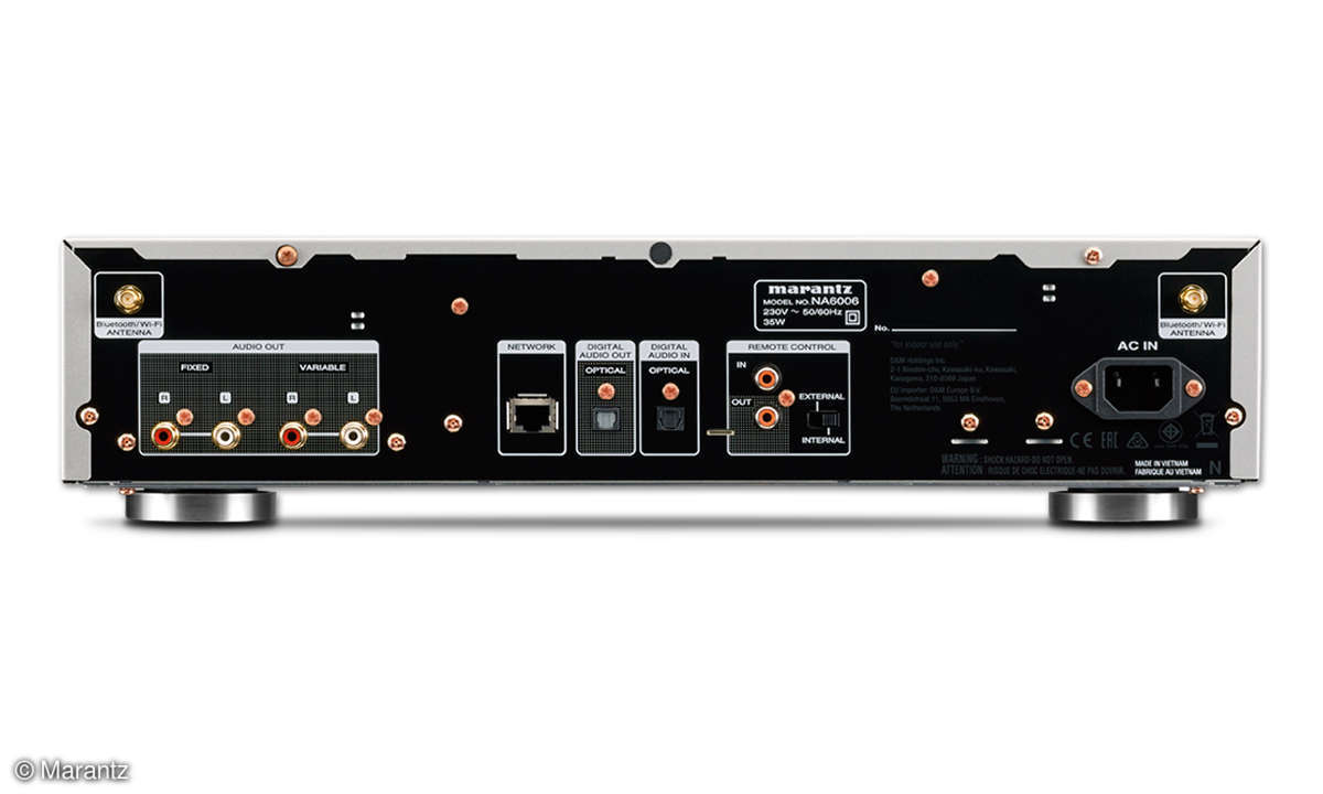 Marantz NA 6006 im Test - Anschlüsse
