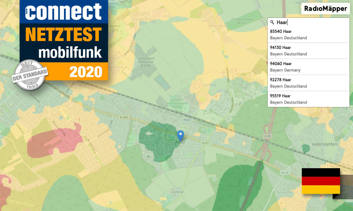 connect Mobilfunk Netztest 2020