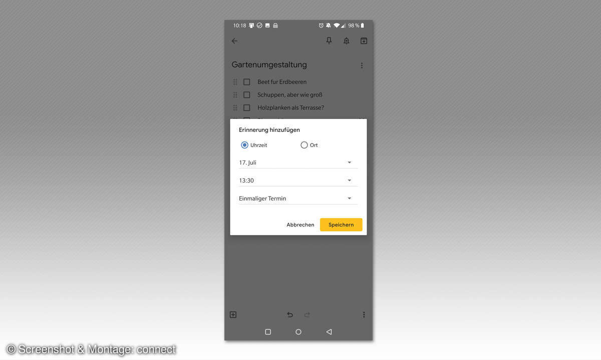 Erinnerungs- & Aufgaben-Apps: Google Notizen