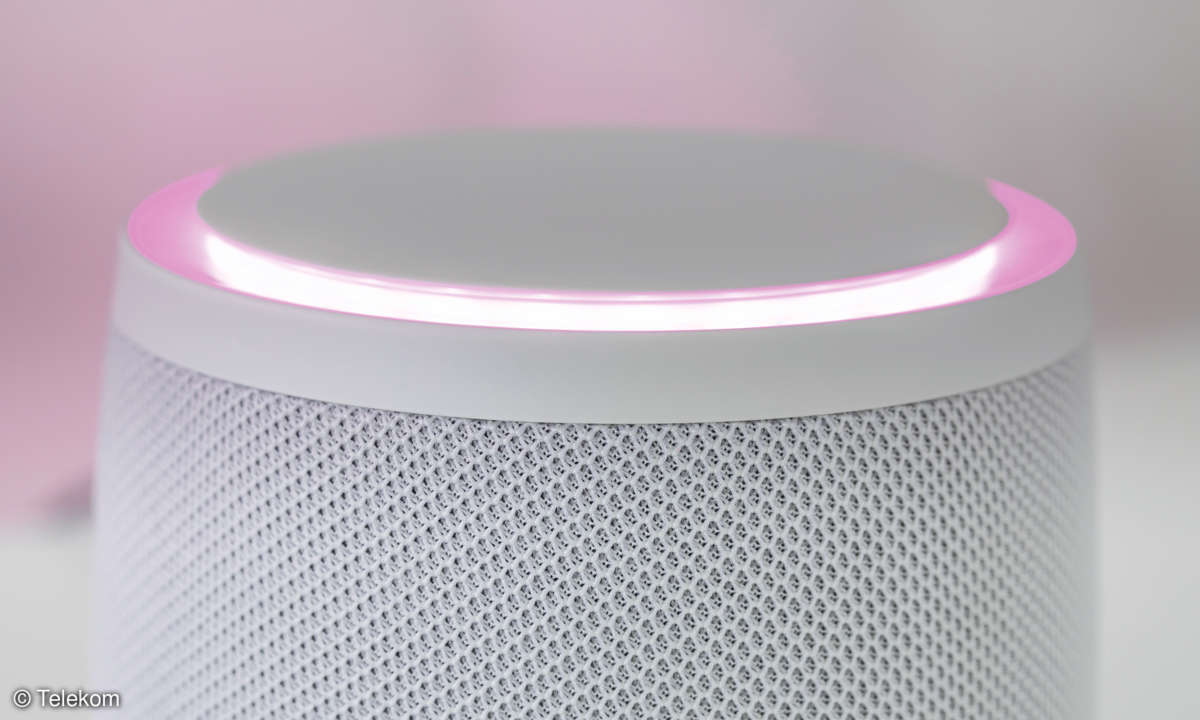 Telekom Smart Speaker im Test - LED-Ring