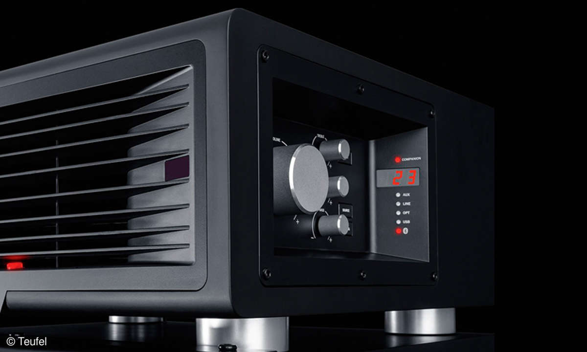 Teufel Power HiFi im Test - Bedienfeld
