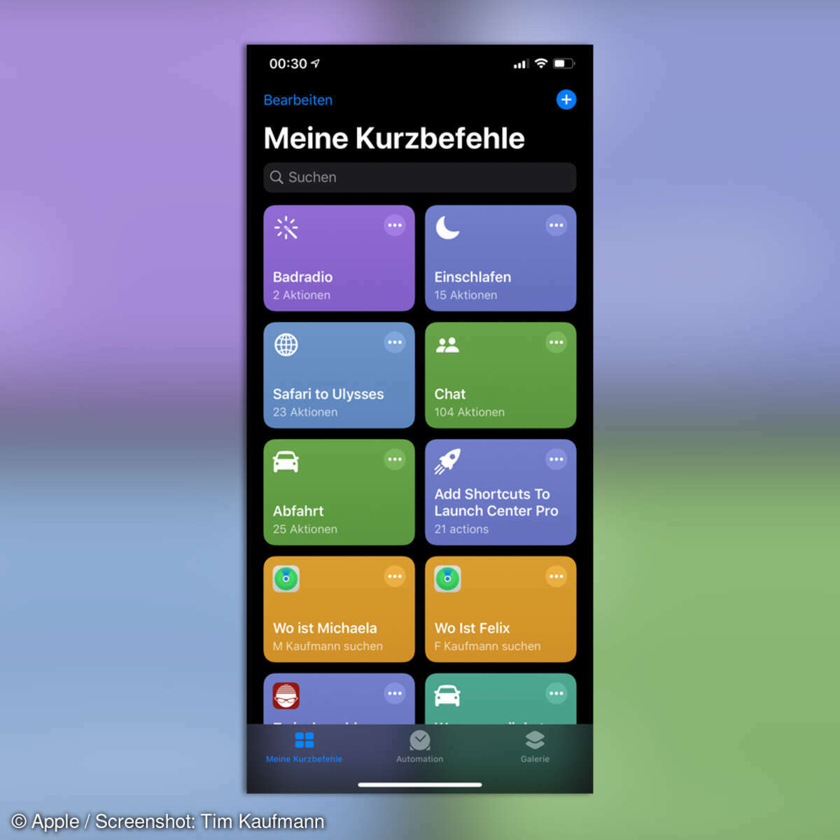 safari browser quelltext anzeigen iOS Kurzbefehle