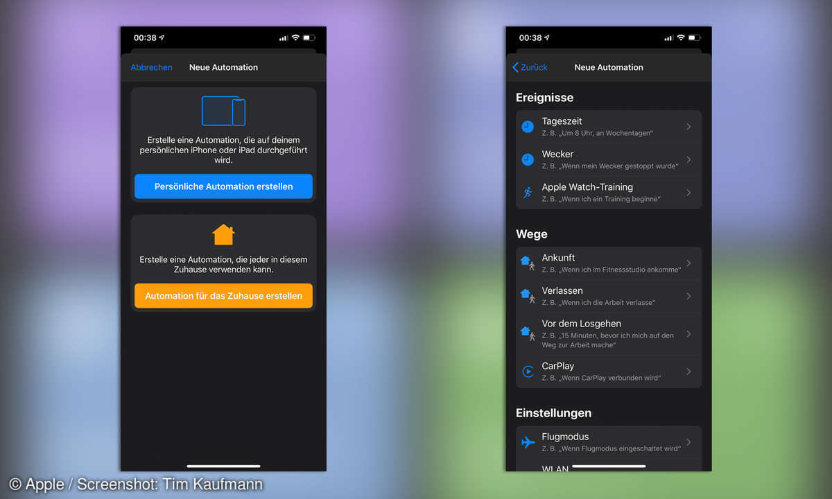 iOS Kurzbefehle