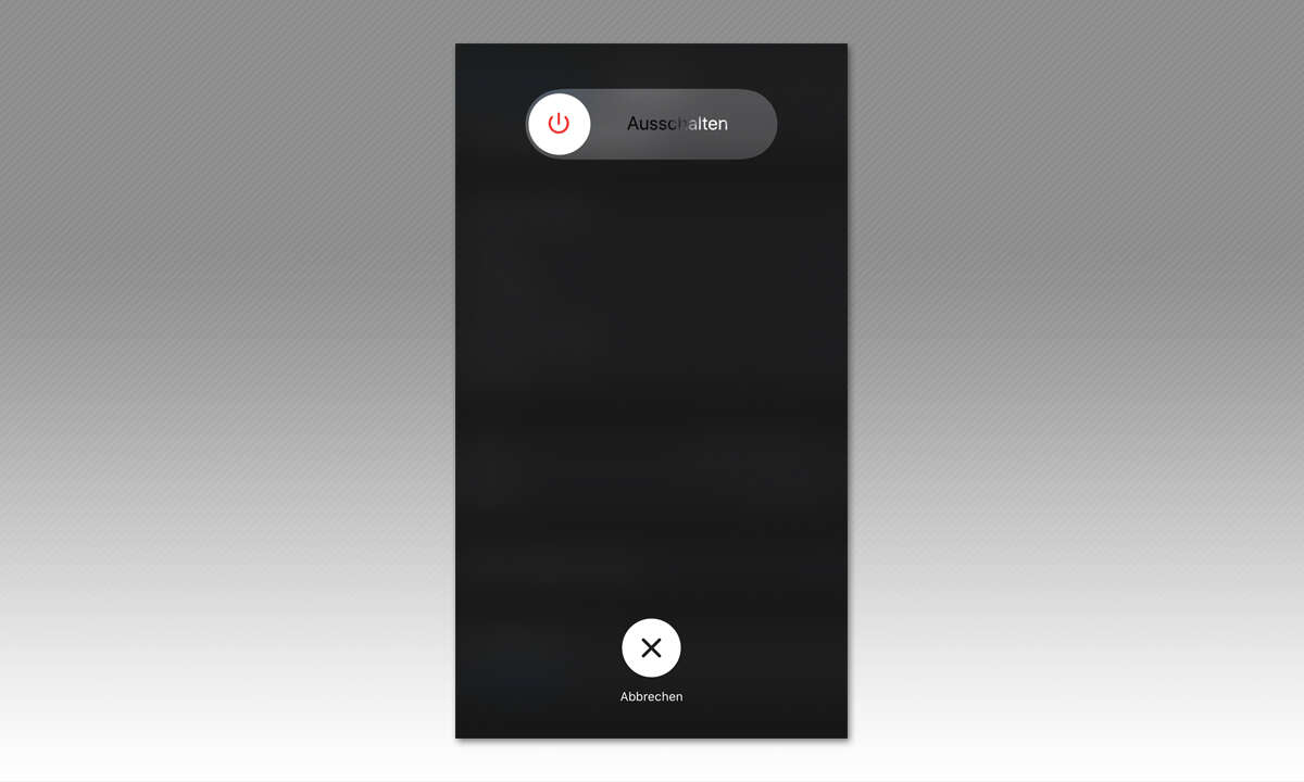 iPhone 11: Ausschalten oder Neustart erzwingen - Screenshot