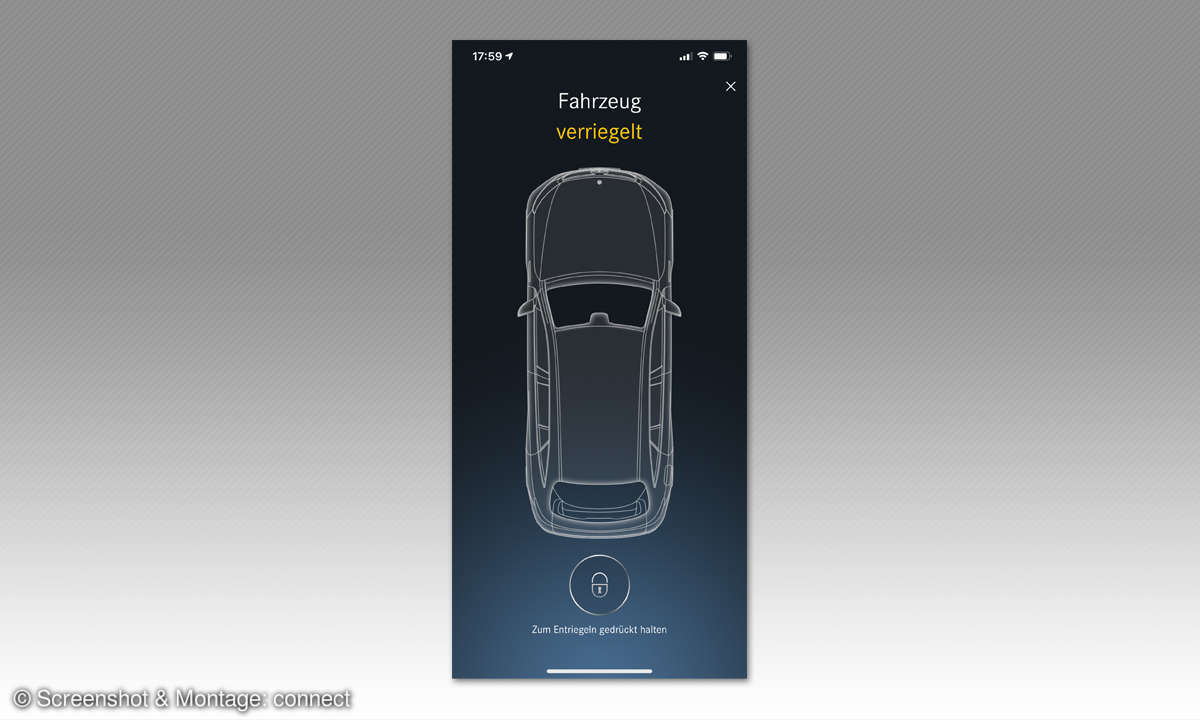 Mercedes EQC 400 4MATIC im Test: Connectivity - Mercedes App