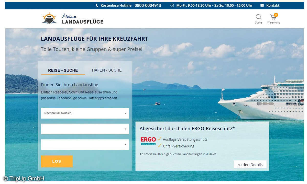 Meine Landausflüge Screenshot