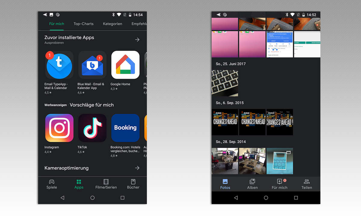 Dark Mode in Google-Apps