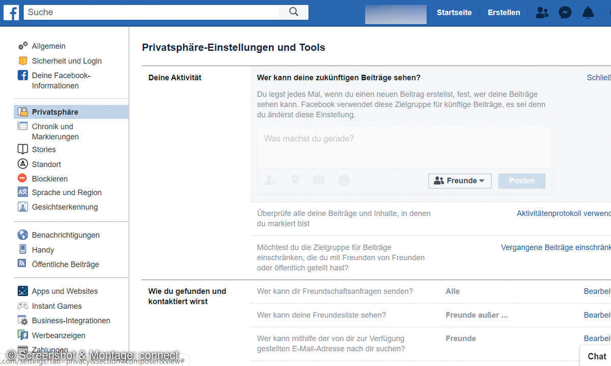 10 Tipps zu Facebook: Tipp 1