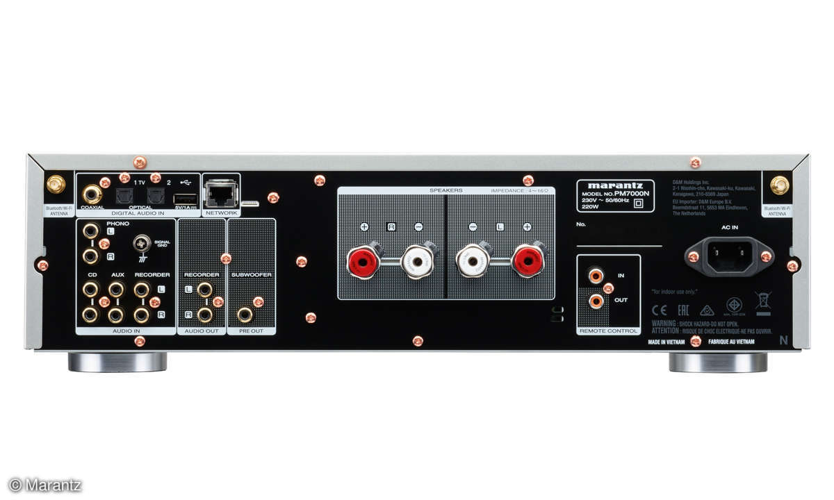 Marantz PM7000N im Test - Anschlüsse