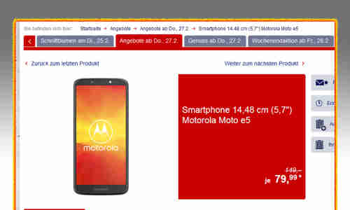 Motorola Moto E5 Fur 79 99 Euro Bei Aldi Sud Lohnt Sich Das
