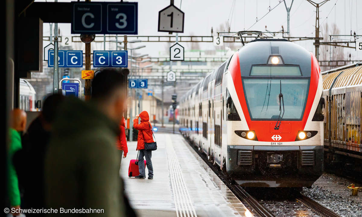 Mobilfunk-Test im Zug: Schweizerische Bundesbahn