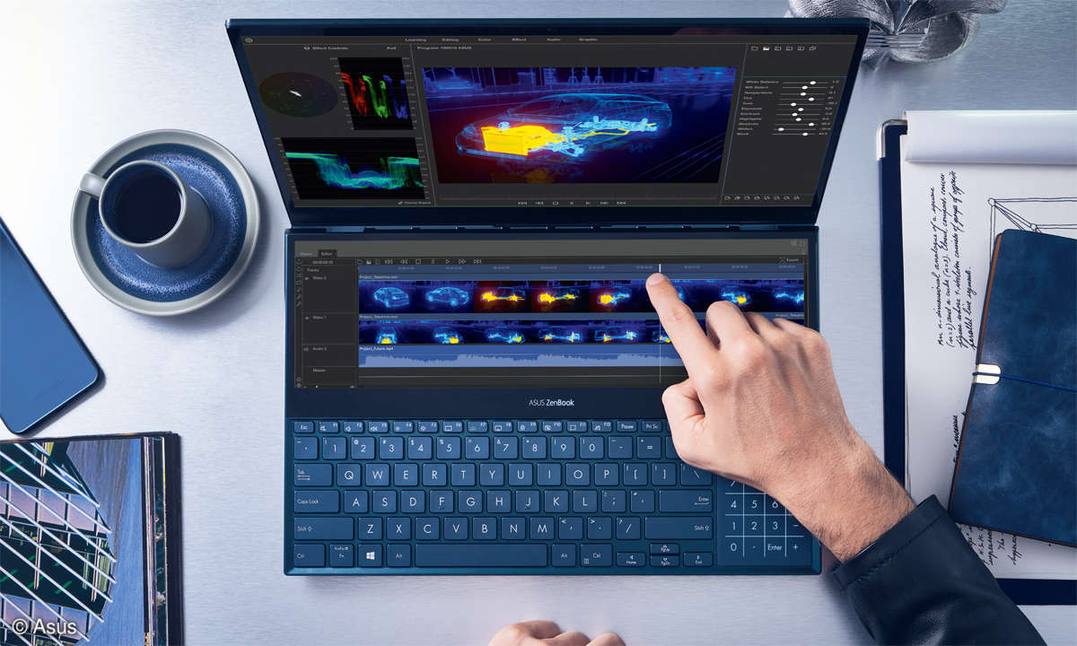 Asus Zenbook Pro Duo (UX581G) im Test - Screenpad Plus