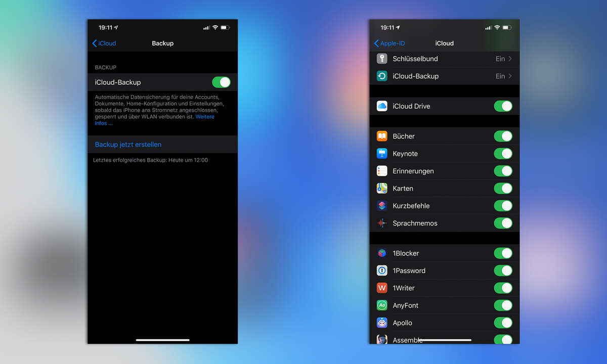 iPhone Backup iCloud